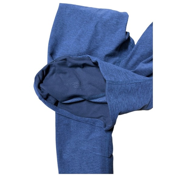 Beyond Yoga High Waisted Leggings Blue Stretch Size Small Soft High Rise - Picture 2 of 6